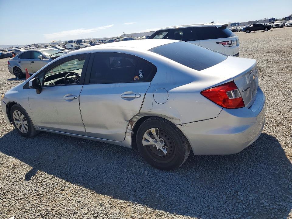 Фото 2 с аукциона – 2012 HONDA CIVIC с VIN 19XFB2F52CE304042