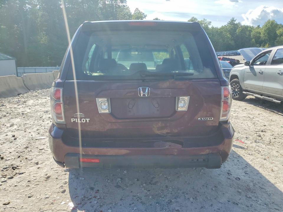 Photo 6 from auction – 2007 HONDA PILOT with VIN 2HKYF18117H537803