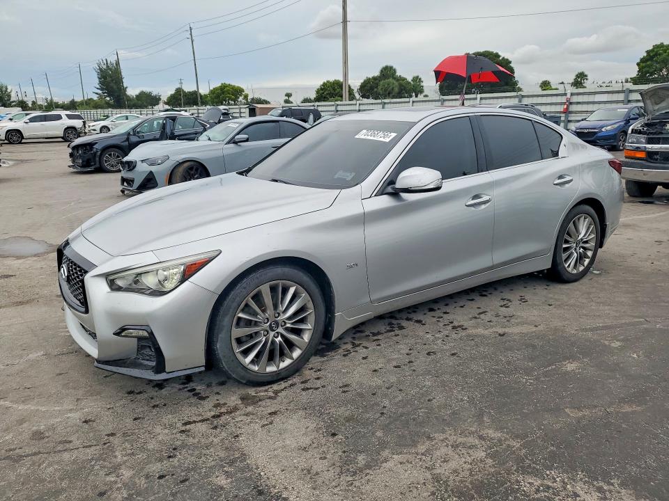 INFINITI Q50 2019 with VIN JN1EV7AR4KM554041 - Photo from auction