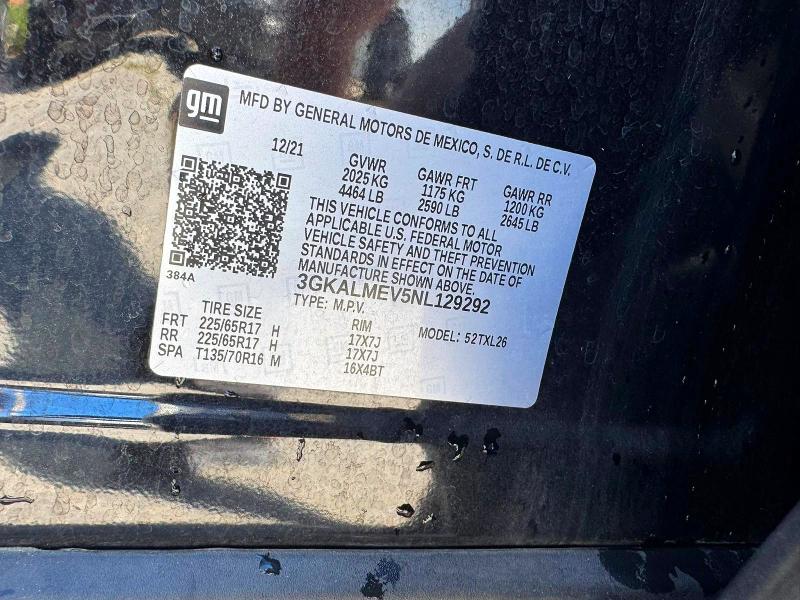 Photo 10 from auction – 2022 GMC TERRAIN with VIN 3GKALMEV5NL129292