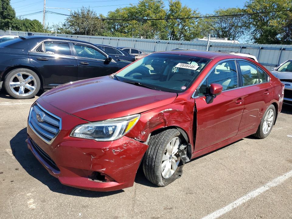 SUBARU LEGACY 2017 مع رقم تعريف المركبة 4S3BNAC64H3038910 - صورة من المزاد