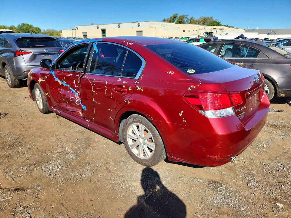 Photo 2 from auction – 2010 SUBARU LEGACY with VIN 4S3BMBC66A3235818