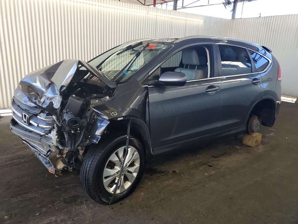 HONDA CR-V 2013 with VIN 5J6RM4H7XDL010585 - Photo from auction
