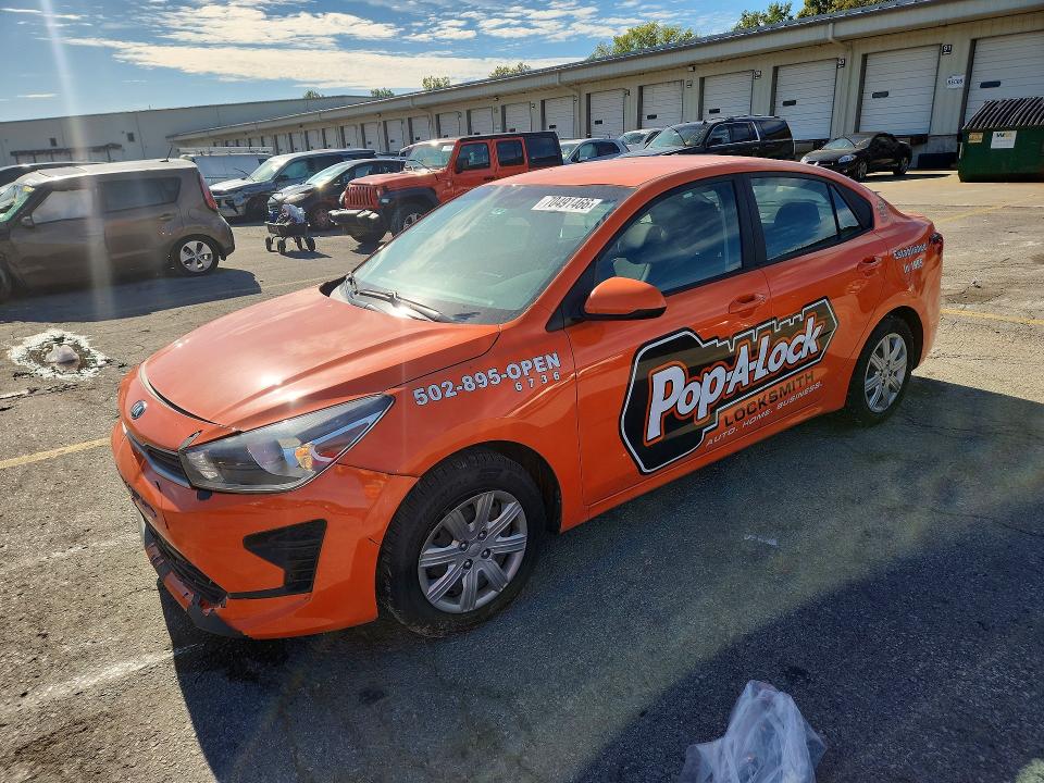 KIA RIO 2021 with VIN 3KPA24AD8ME378846 - Photo from auction