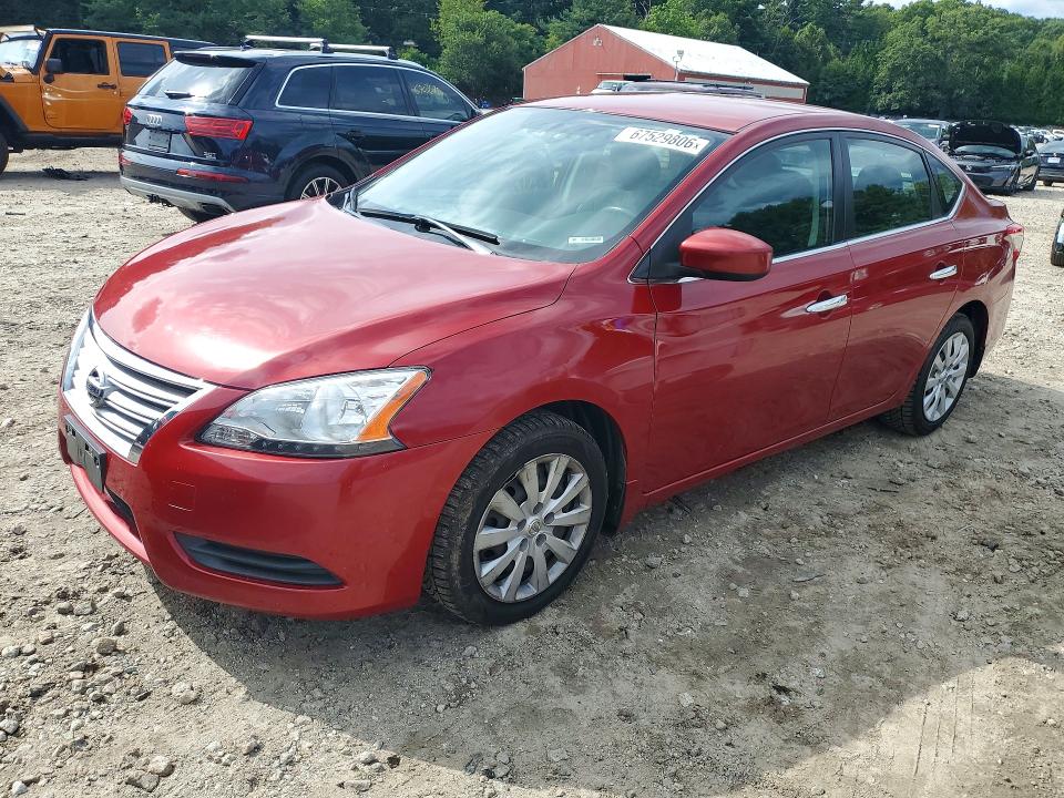 NISSAN SENTRA 2013 with VIN 3N1AB7AP2DL722777 - Photo from auction