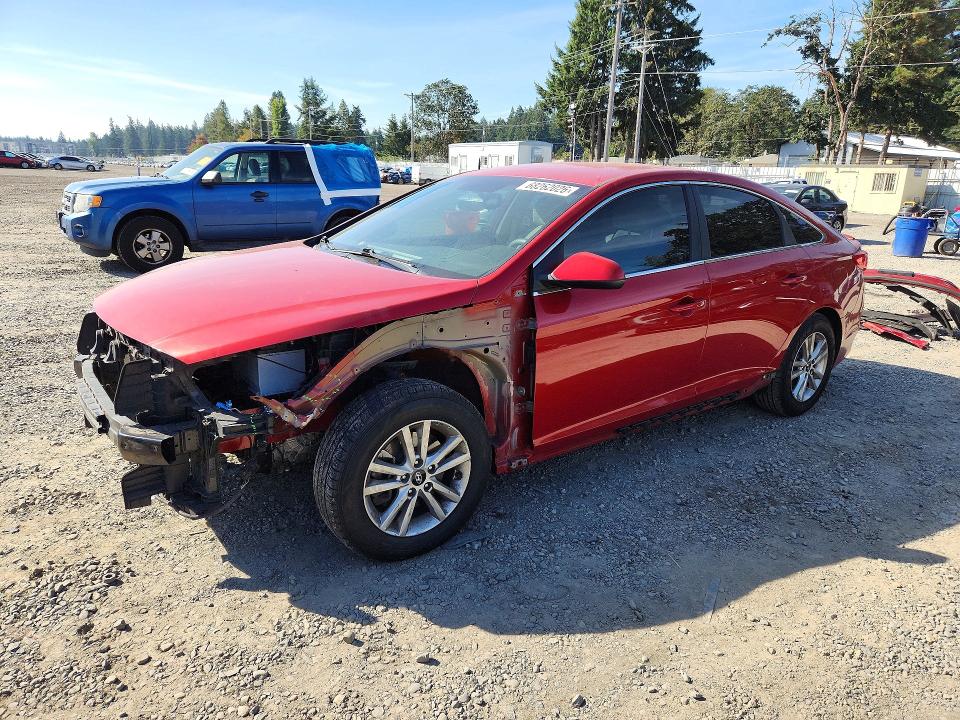 HYUNDAI SONATA 2017 with VIN 5NPE24AF9HH593057 - Photo from auction