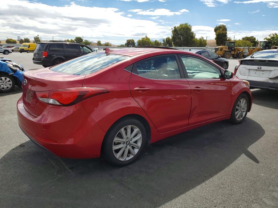 Photo 3 from auction – 2015 HYUNDAI ELANTRA with VIN KMHDH4AE2FU369399