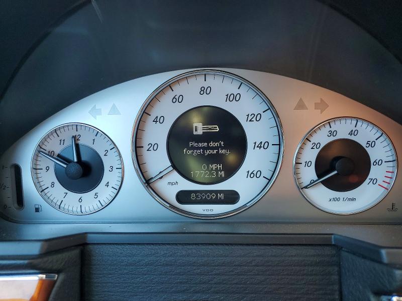 Photo 9 from auction – 2009 MERCEDES-BENZ E with VIN WDBUF56X79B412689