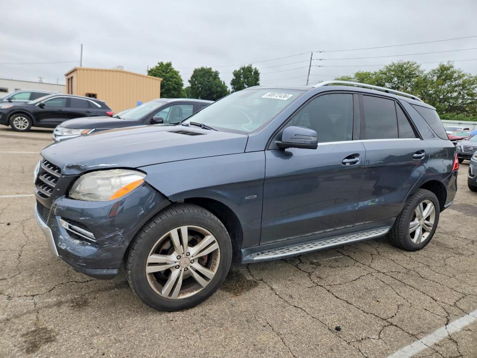 Снимка 1 от търг – 2012 MERCEDES-BENZ ML с VIN 4JGDA2EB4CA026244
