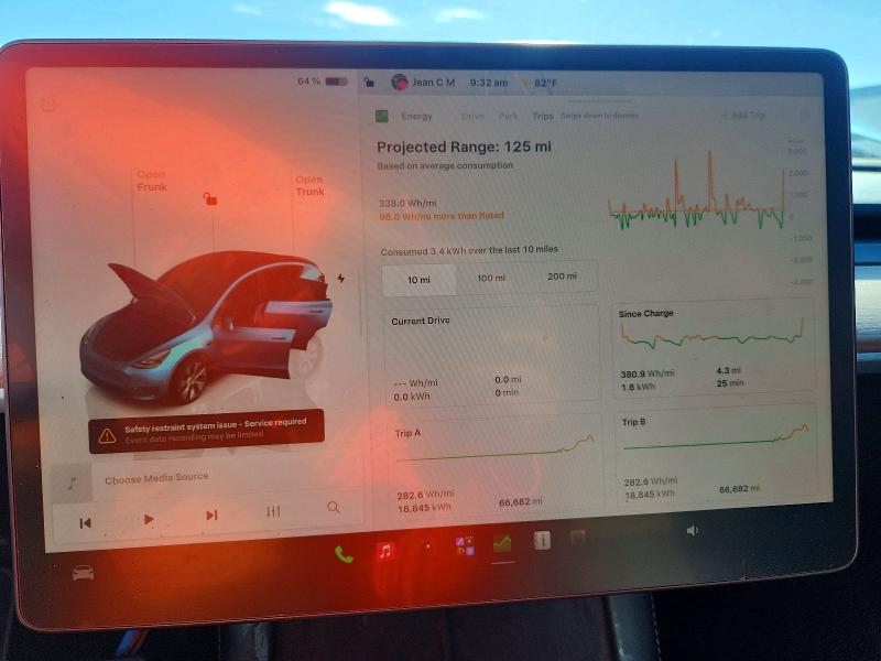 Photo 9 from auction – 2023 TESLA MODEL Y with VIN 7SAYGDEE8PA191009