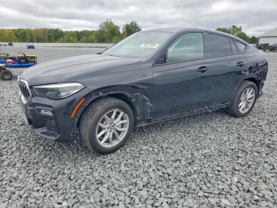 BMW X6 2021 with VIN 5UXCY6C09M9G23284 - Photo from auction
