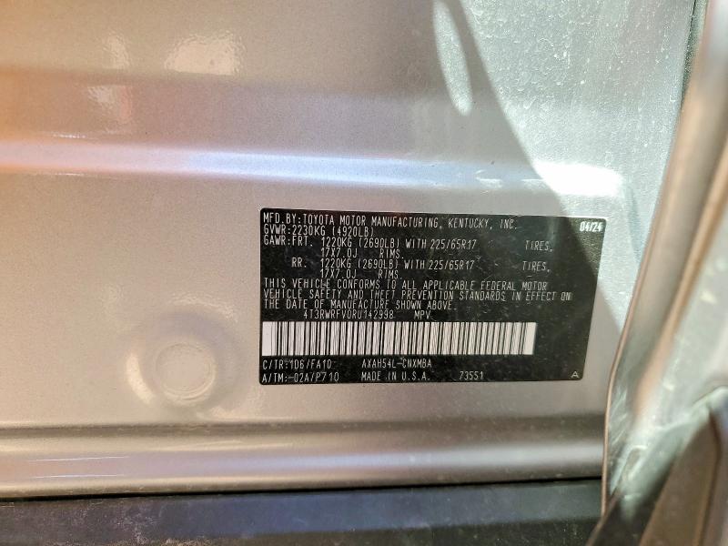 Снимка 14 от търг – 2024 TOYOTA RAV4 HYBRID с VIN 4T3RWRFV0RU142998