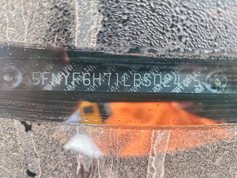 Снимка 14 от търг – 2020 HONDA PILOT с VIN 5FNYF6H71LB502415