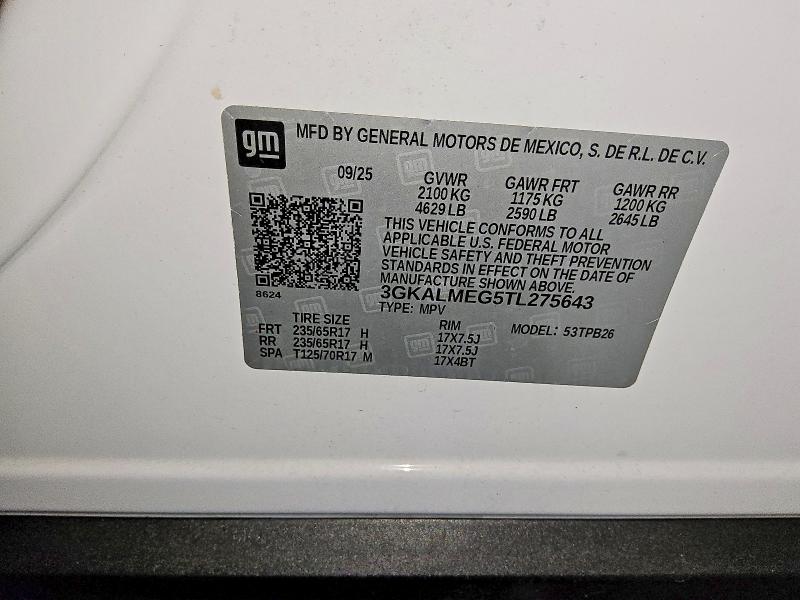 Photo 14 from auction – 2026 GMC TERRAIN with VIN 3GKALMEG5TL275643