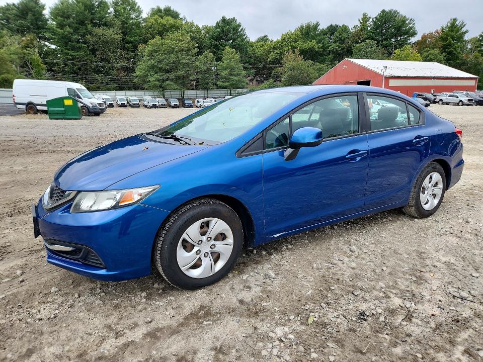 HONDA CIVIC 2013 with VIN 2HGFB2F58DH585500 - Photo from auction