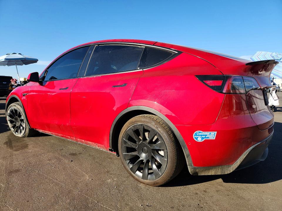 Photo 2 from auction – 2021 TESLA MODEL Y with VIN 5YJYGDEE9MF199423