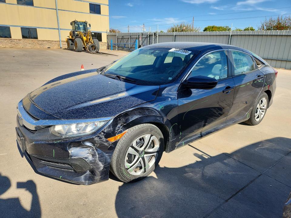 Photo 1 from auction – 2017 HONDA CIVIC with VIN 19XFC2F57HE069366