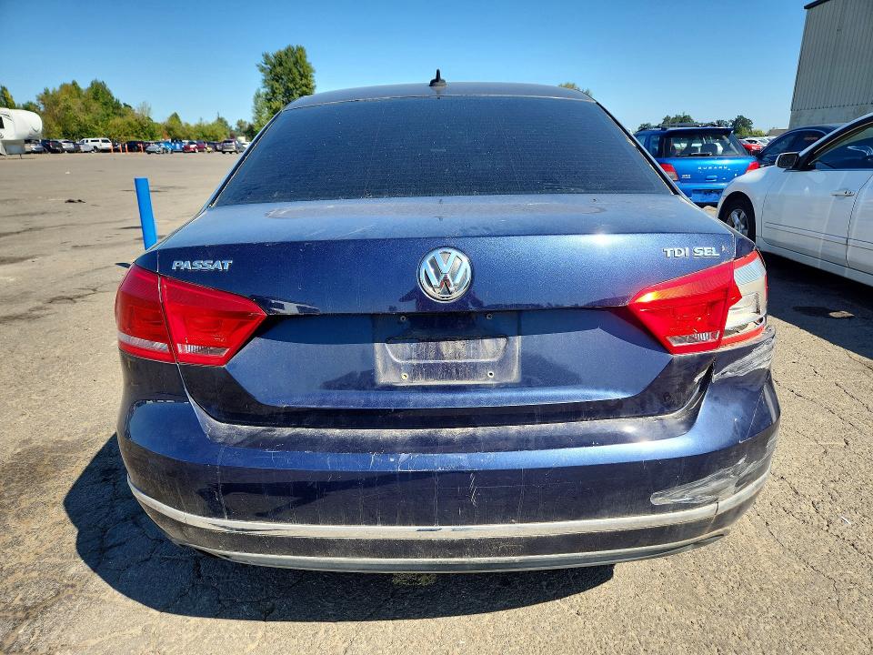 Photo 6 from auction – 2014 VOLKSWAGEN PASSAT with VIN 1VWCN7A30EC091404