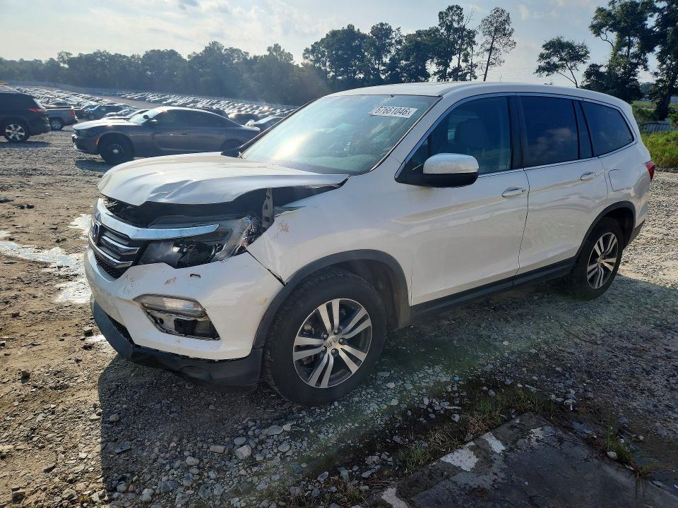 HONDA PILOT 2018 with VIN 5FNYF5H55JB008502 - Photo from auction