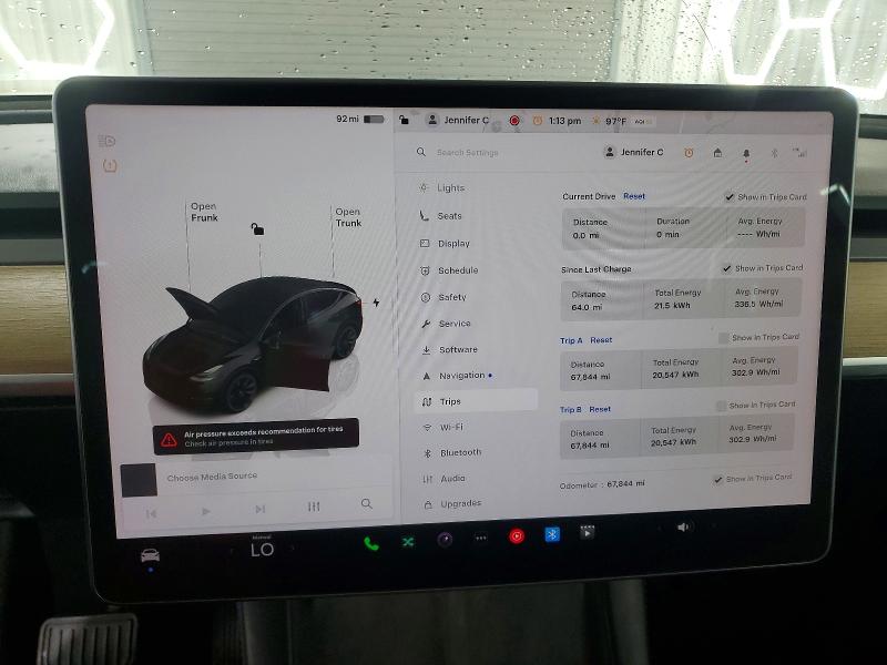 Foto 9 de la subasta – 2023 TESLA MODEL Y con VIN 7SAYGAEE8PF584543
