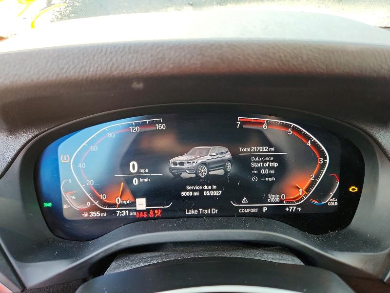 صورة رقم 9 من المزاد - 2020 BMW X3 مع VIN 5UXTY3C04L9D65169