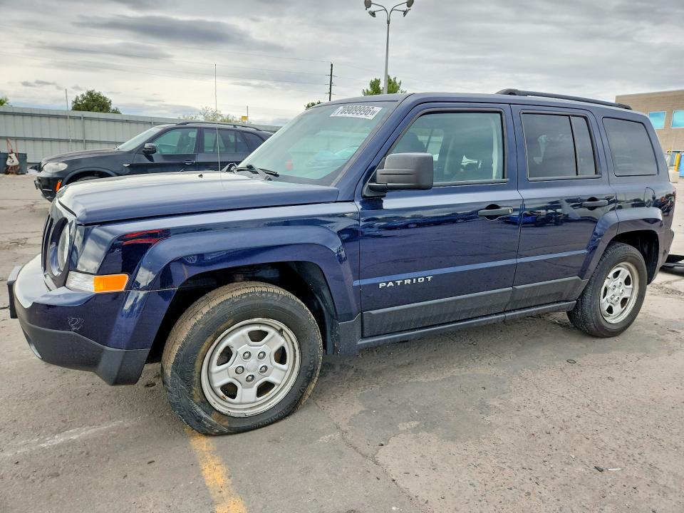 Photo 1 from auction – 2016 JEEP PATRIOT with VIN 1C4NJPBA0GD761308