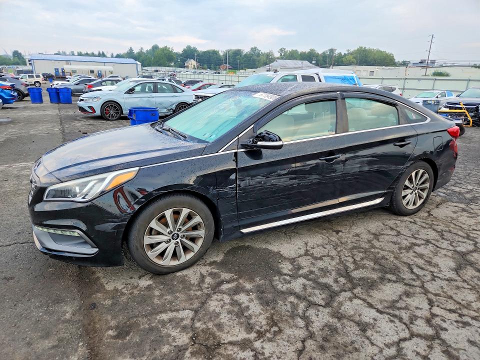 HYUNDAI SONATA 2016 with VIN 5NPE34AF4GH312634 - Photo from auction