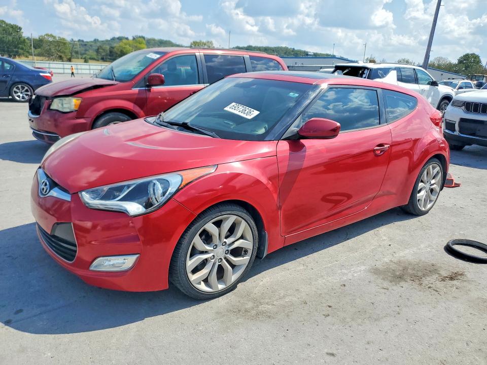HYUNDAI VELOSTER 2013 with VIN KMHTC6AD1DU107643 - Photo from auction