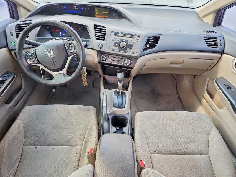 Photo 8 from auction – 2012 HONDA CIVIC with VIN 19XFB2F51CE043843