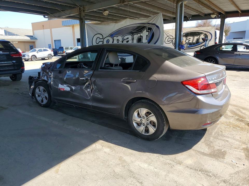 Photo 2 from auction – 2014 HONDA CIVIC with VIN 19XFB2F5XEE208534