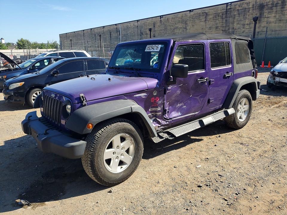 JEEP WRANGLER UNLIMITED 2018 с VIN 1C4BJWDGXJL858432 - Снимка от търг