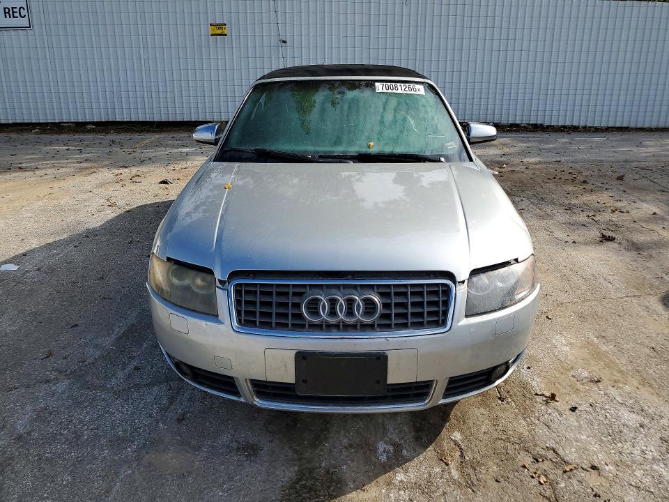 Photo 5 from auction – 2005 AUDI S4 with VIN WUARL48H15K901991