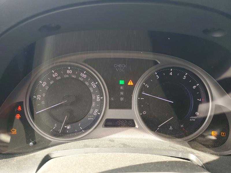 Photo 9 from auction – 2008 LEXUS IS with VIN JTHCK262185026325