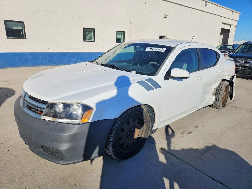 DODGE AVENGER 2013 с VIN 1C3CDZBG0DN608324 - Фото с аукциона