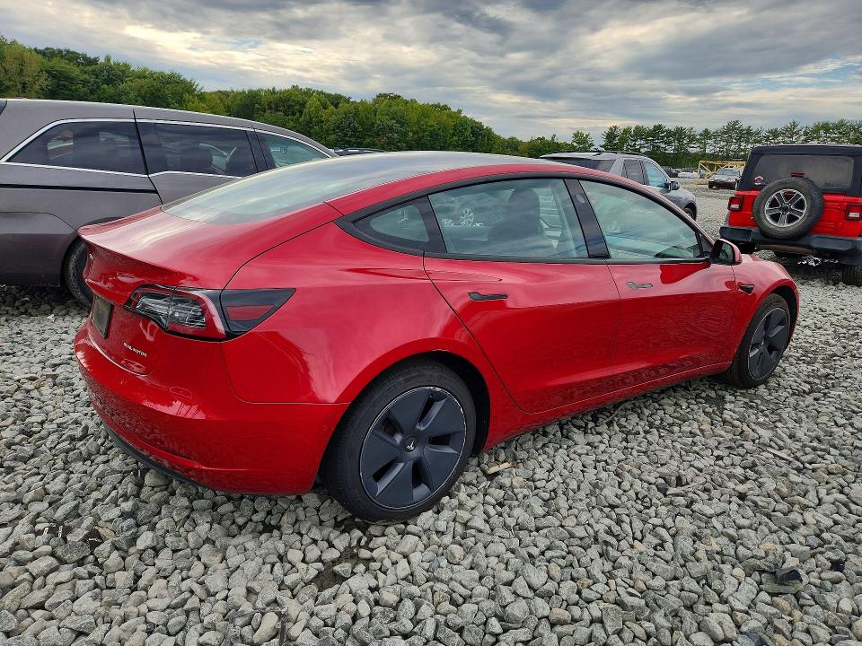 Photo 3 from auction – 2022 TESLA MODEL 3 with VIN 5YJ3E1EB5NF173374
