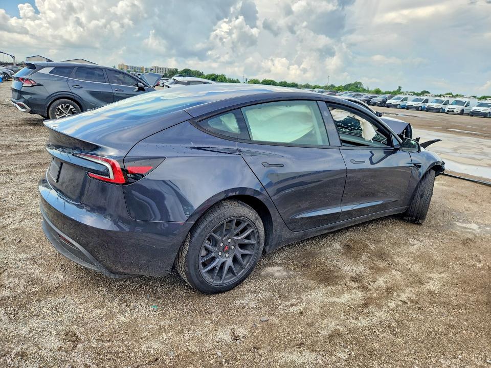 Photo 3 from auction – 2025 TESLA MODEL 3 with VIN 5YJ3E1EA1SF029453