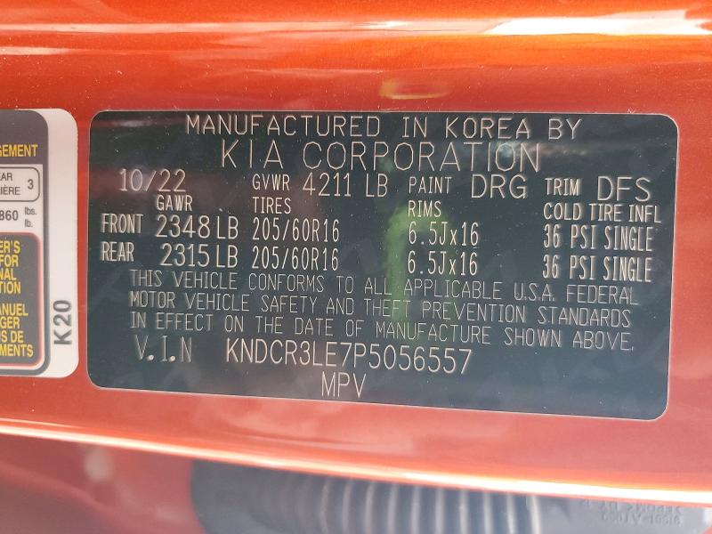 Снимка 14 от търг – 2023 KIA NIRO с VIN KNDCR3LE7P5056557