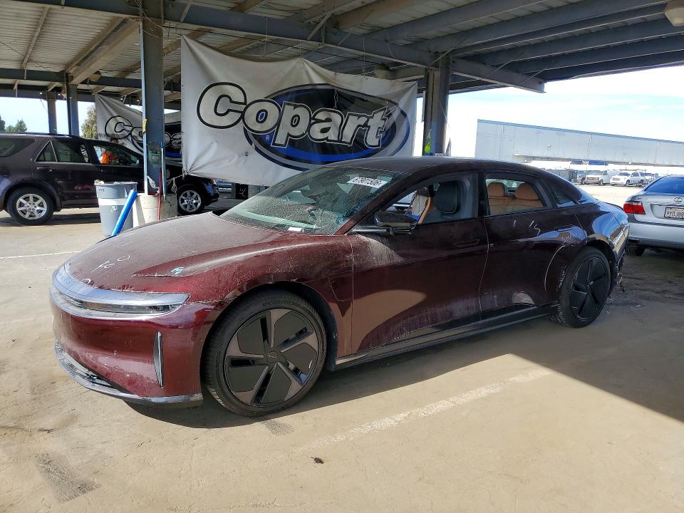 LUCID MOTORS AIR 2025 with VIN 50EA1TEA6SA017057 - Photo from auction