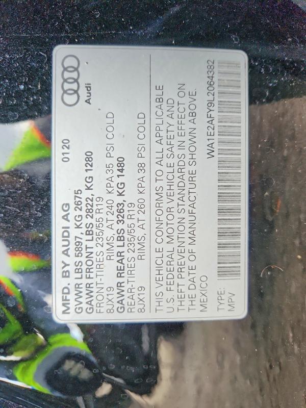 Photo 14 from auction – 2020 AUDI Q5 E with VIN WA1E2AFY9L2064382