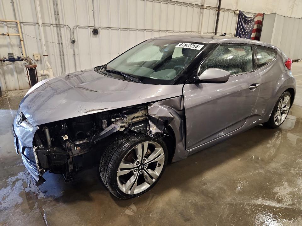 HYUNDAI VELOSTER 2012 with VIN KMHTC6AD8CU053451 - Photo from auction