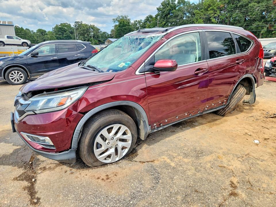 HONDA CR-V 2015 with VIN 2HKRM3H74FH542177 - Photo from auction