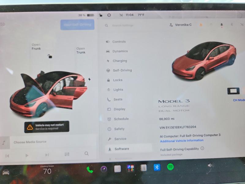 Foto 9 de la subasta – 2020 TESLA MODEL 3 con VIN 5YJ3E1EBXLF783204
