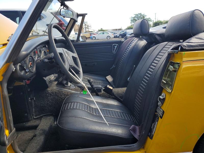 Photo 7 from auction – 1978 MG ROADSTER with VIN GAN6UJ203859G
