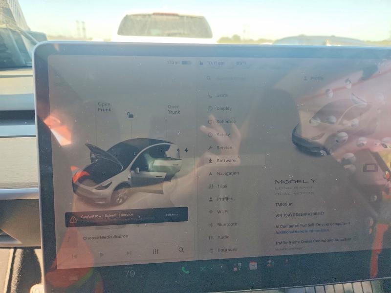 Снимка 9 от търг – 2024 TESLA MODEL Y с VIN 7SAYGDEE4RA286847