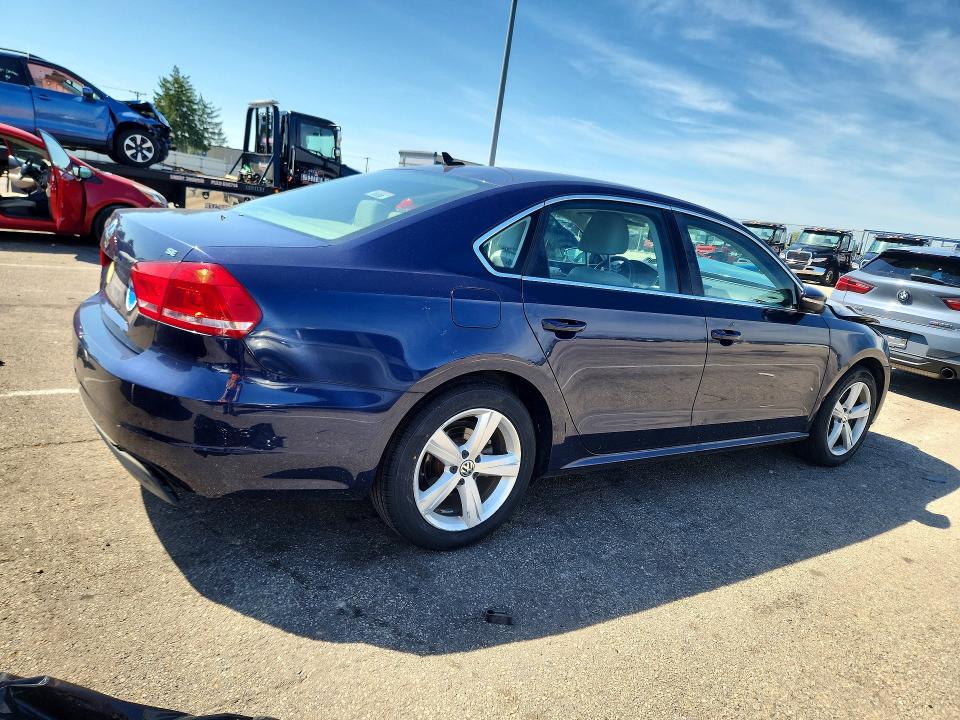 Photo 3 from auction – 2012 VOLKSWAGEN PASSAT with VIN 1VWBP7A3XCC098508