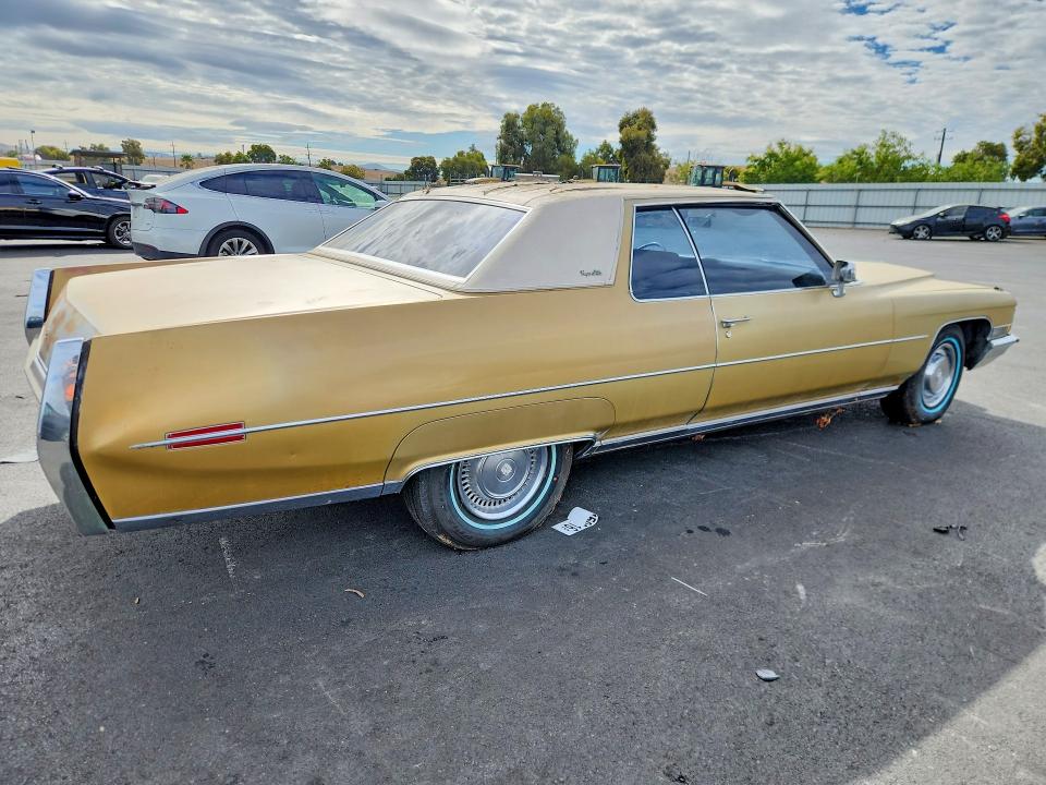 Photo 3 from auction – 1972 CADILLAC DEVILLE with VIN 6D47R2Q177345