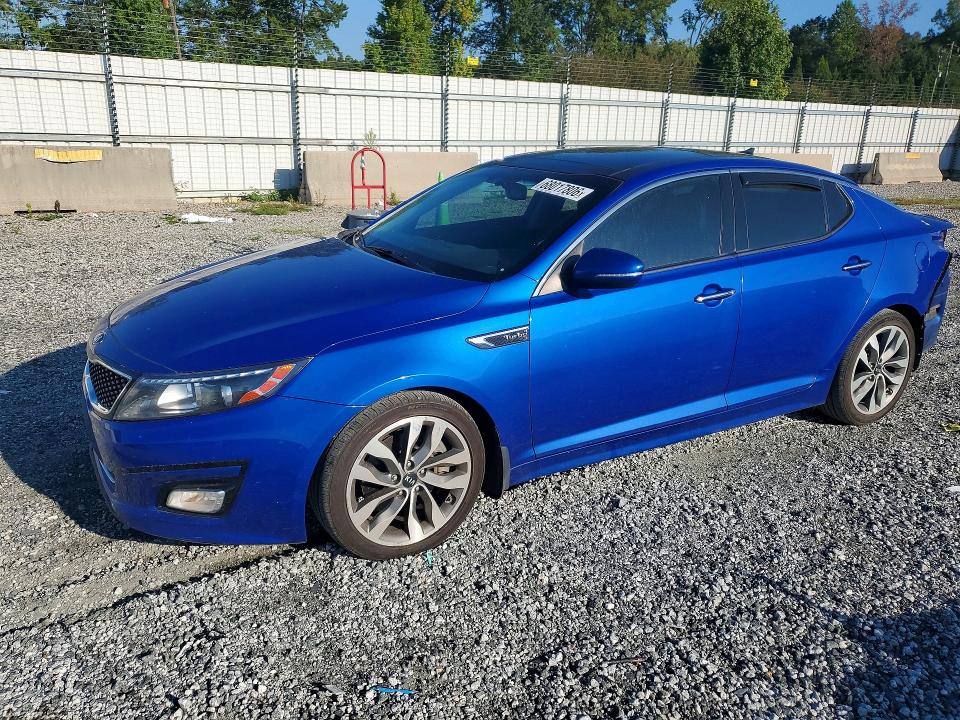 KIA OPTIMA 2015 with VIN 5XXGR4A6XFG371351 - Photo from auction