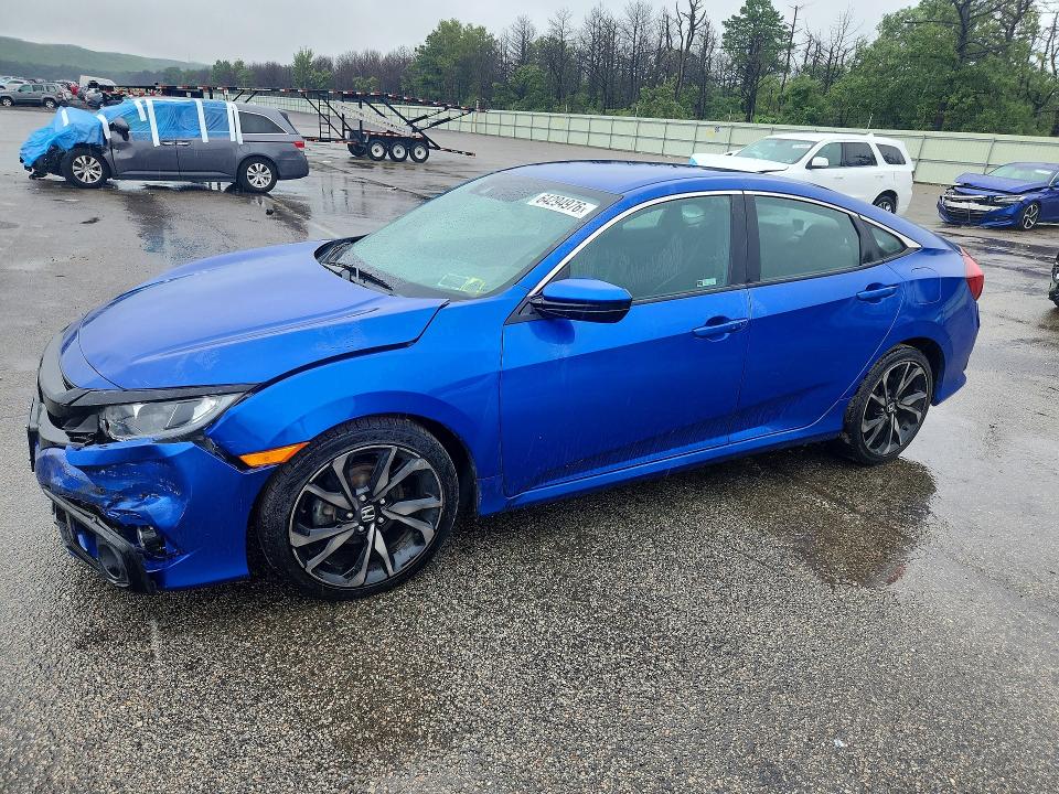 HONDA CIVIC 2019 with VIN 2HGFC2F80KH533878 - Photo from auction