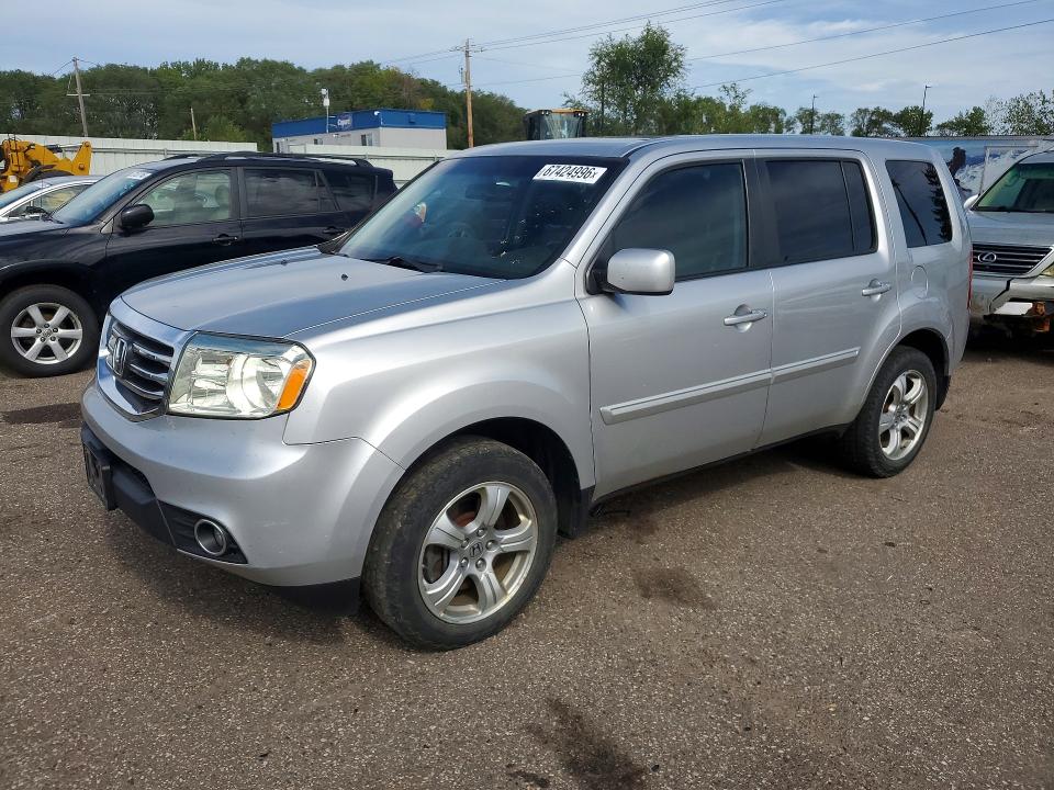 HONDA PILOT 2013 with VIN 5FNYF4H57DB046263 - Photo from auction