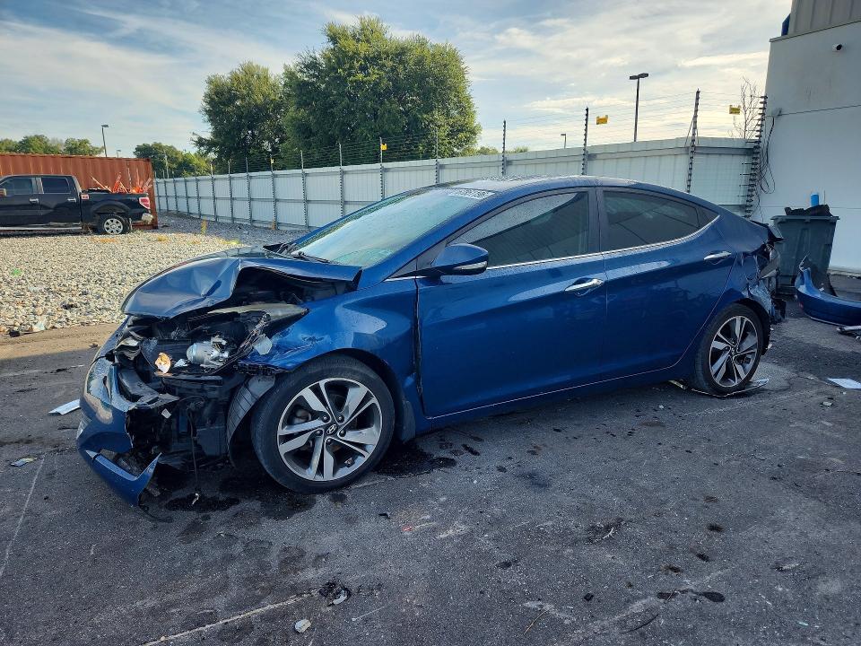 HYUNDAI ELANTRA 2014 с VIN KMHDH4AE2EU154278 - Снимка от търг